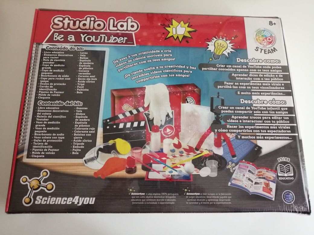 Jogo Science4you Studio Lab - Torna-te um Youtuber

Novo