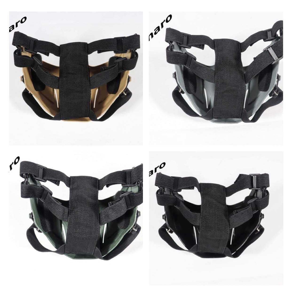 Mascara para Capacete Aberto (Mota, Exercito, Airsoft) 4 Modelos Nº1