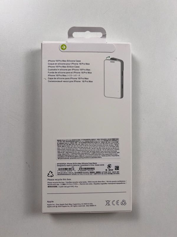 Plecki / Etui / Case Apple do Apple iPhone 16 Pro Max czarny