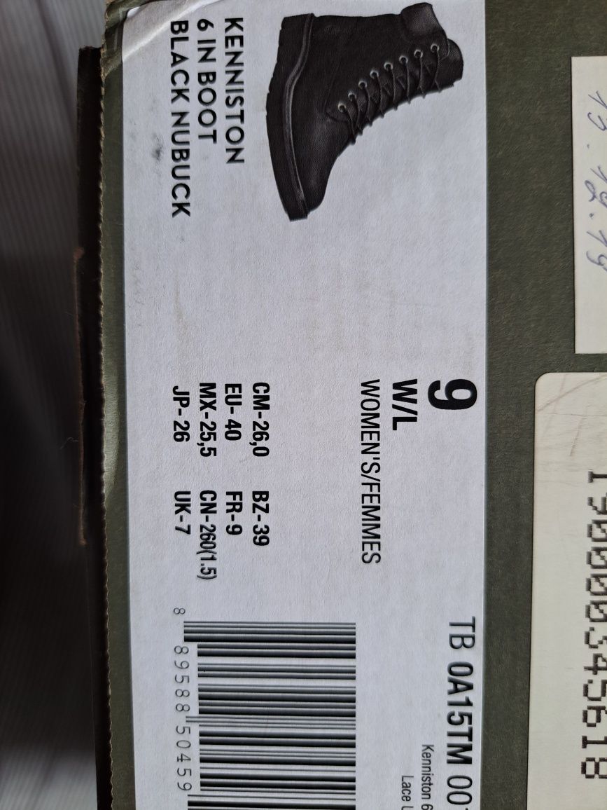 Продам черевики жіночі Timberland оригінал 40 р