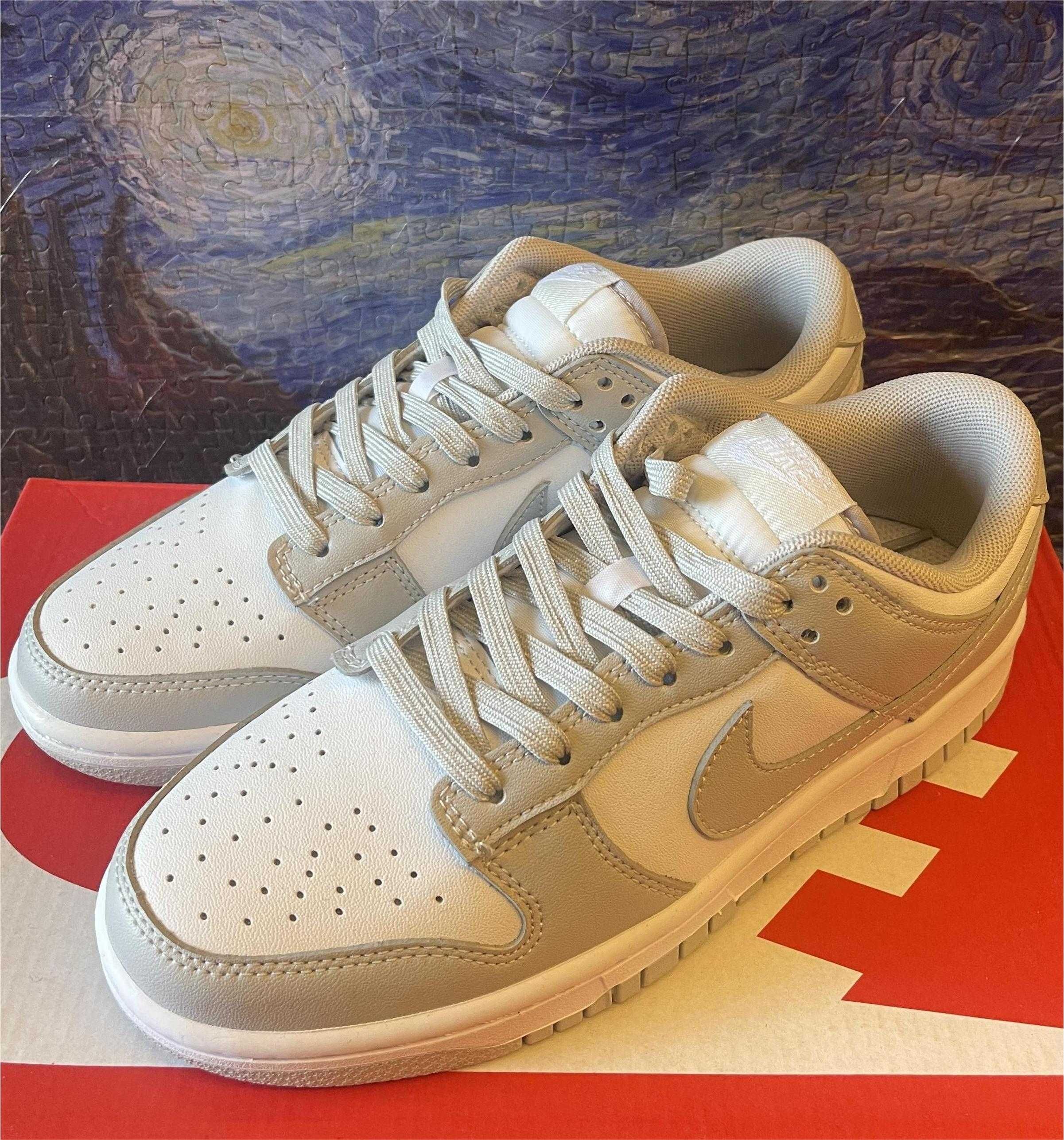 Tênis feminino retrô NikeDunk Low cinza fosco