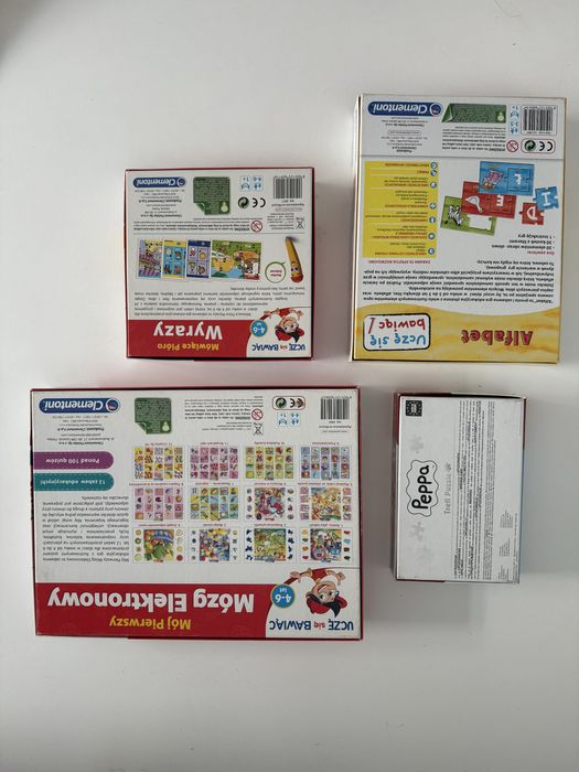 3 x gra planszowa Clementoni + 1 x puzzle Trefl