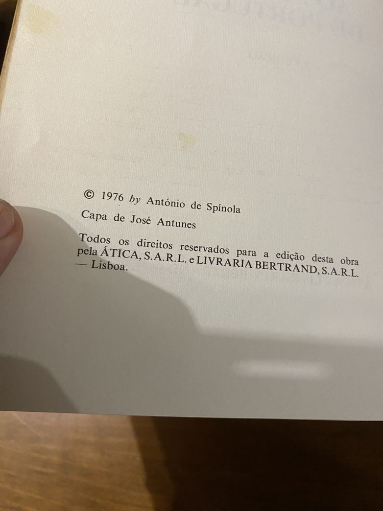 Ao serviço de Portugal - António de Spinola