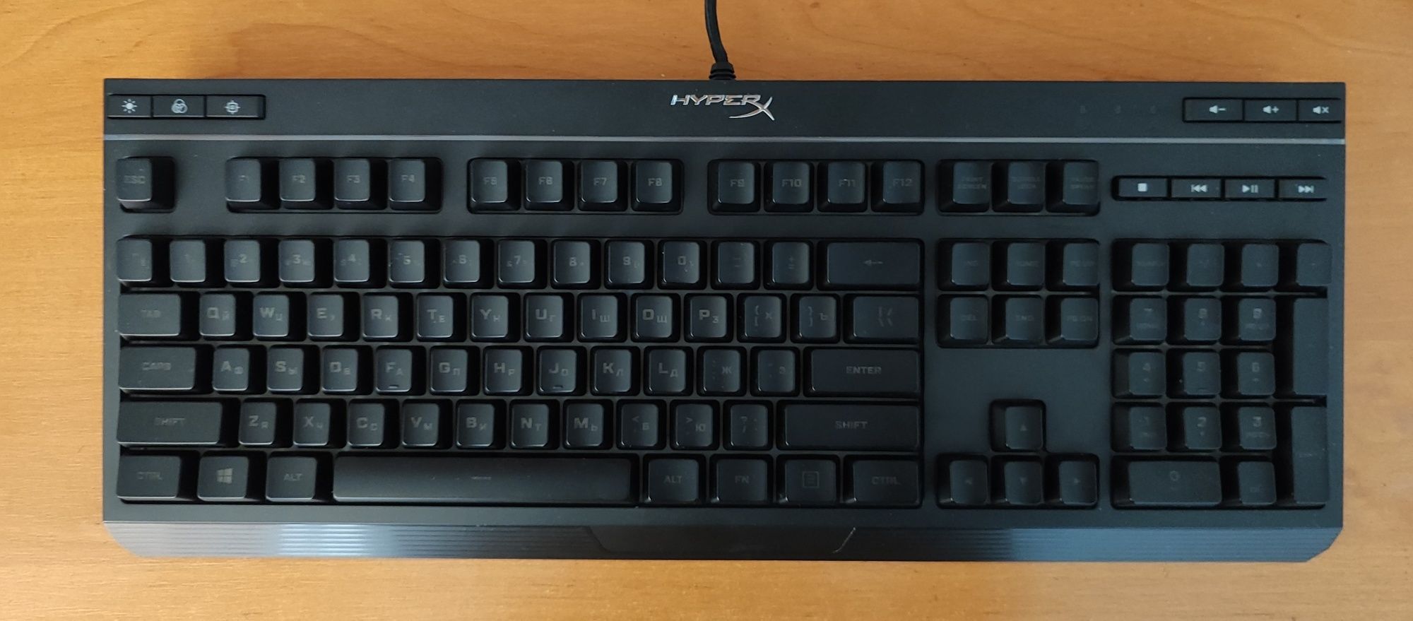 Клавіатура дротова HyperX Alloy Core RGB Membrane Gaming USB.