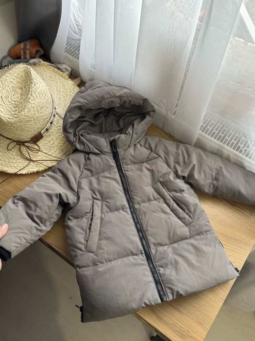 Дитяча зимова куртка zara пуховик пуфер водо-вітронепроникна