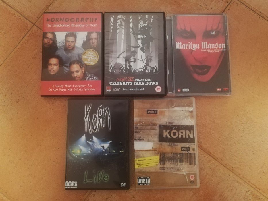 CDs de Musica e DVDs de Bandas