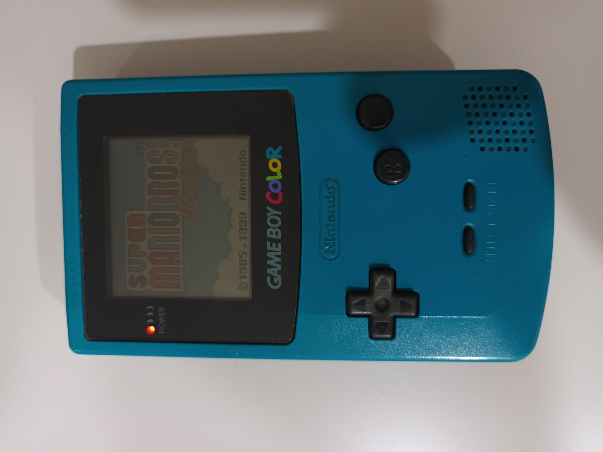 Gameboy Color Azul+super mario bros deluxe