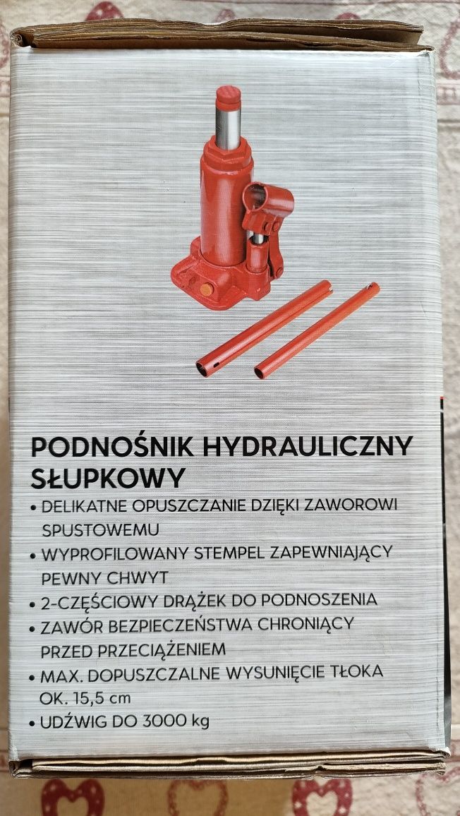 Podnośnik hydrauliczny słupkowy, udźwig 3T, GT Max
