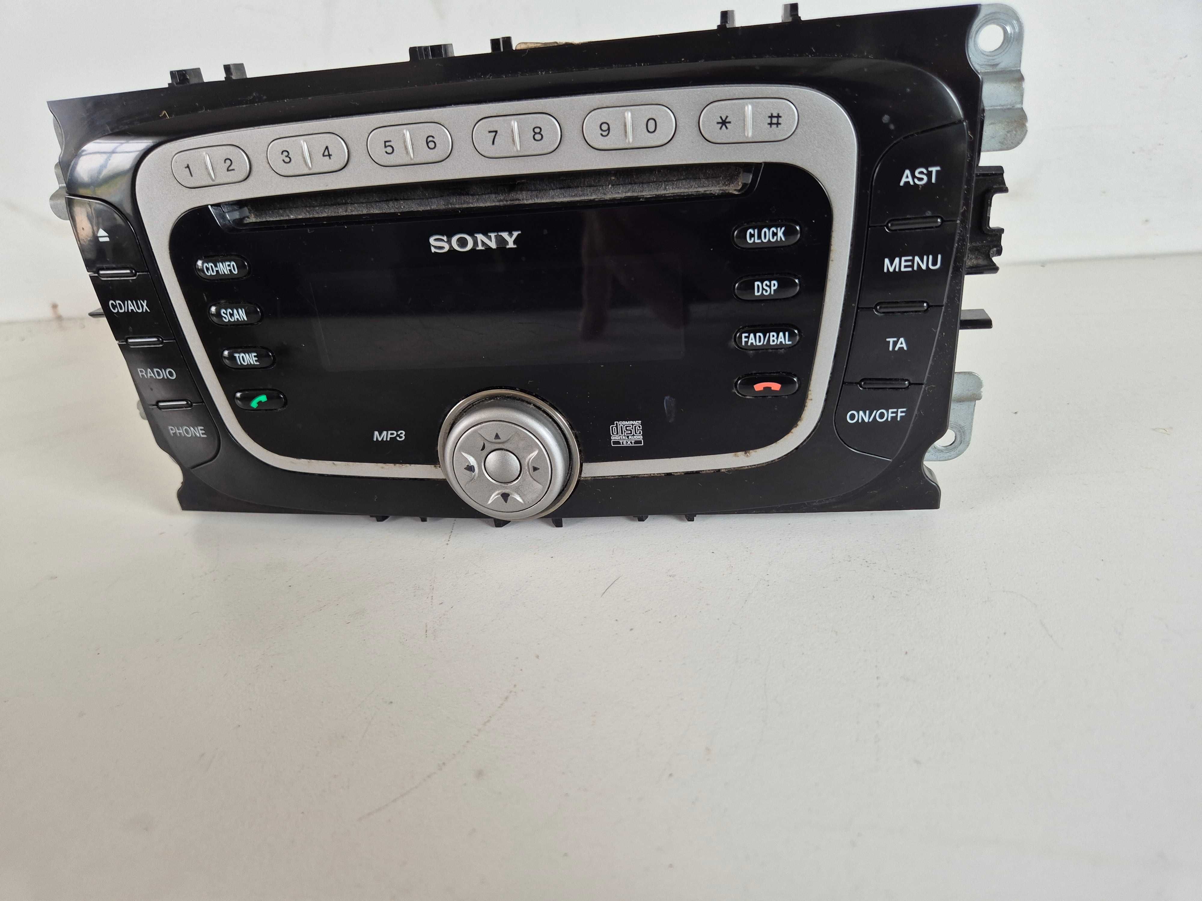 ford s-max c-max mk4 galaxy mk3 focus mk2 radio sony mp3 ROZKODOWANE !