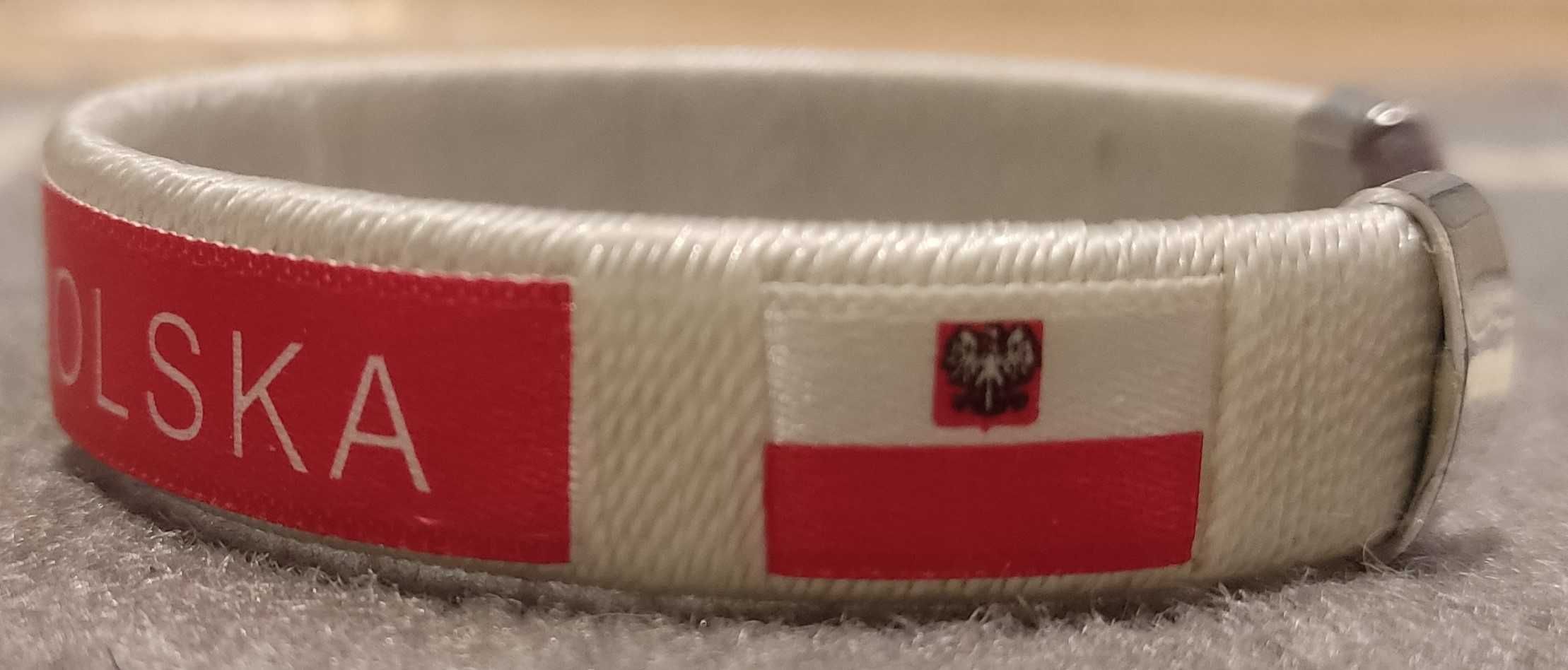 Bransoletka z napisem POLSKA
