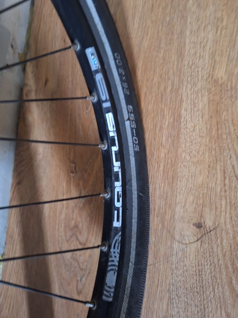 Koła 26 shimano XT tarcze qr9 shimano komplet schwalbe Marathon