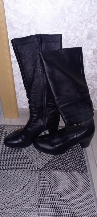 Чобітки зимові шкіряні 40 розмір