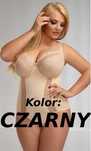 KrisLine body wyszczuplające kolor czarny 70E