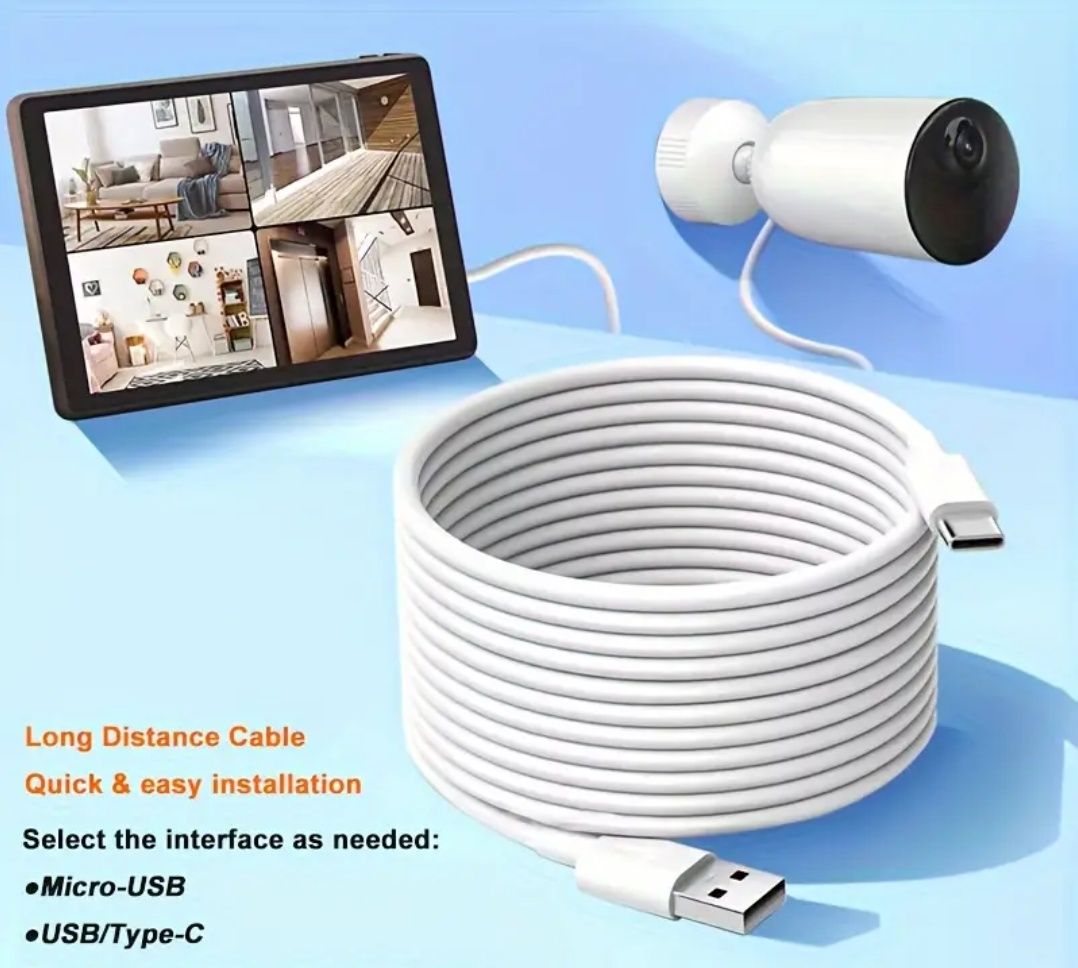 Długi kabel USB-C 12m