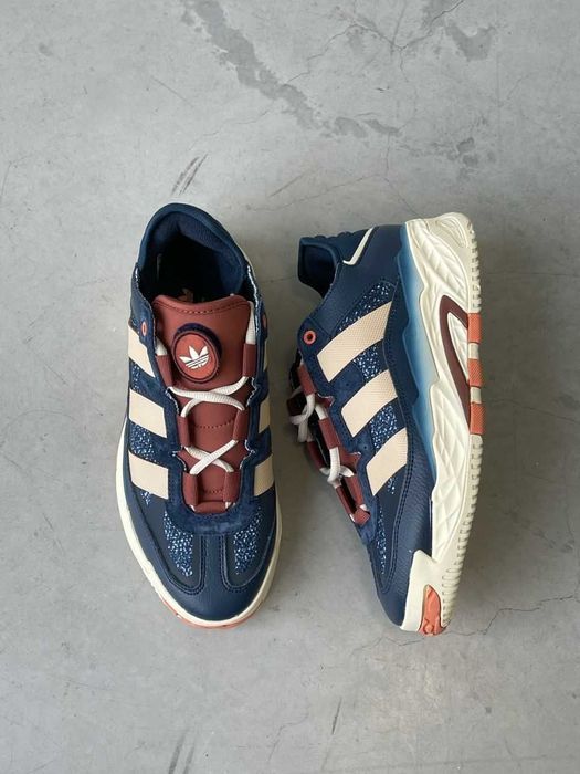 Кросівки Adidas Niteball Blue/Beige  premium