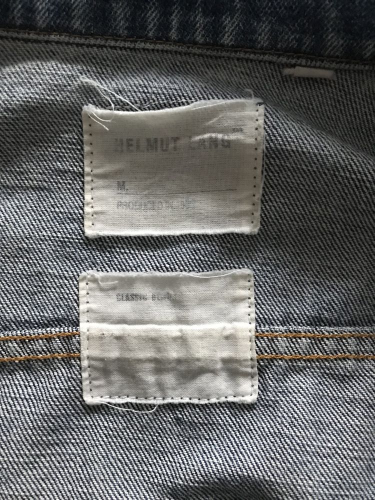 jeansowa kurtka helmut lang vintage