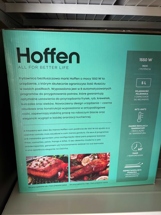 HOFFEN frytownica beztłuszczowa AIR FRYER 1550 W | 5L
