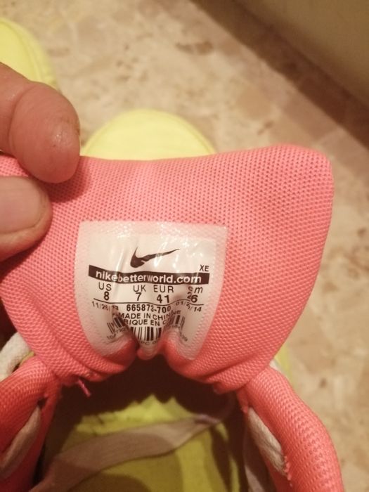 Airmax Nike neon nieprzemakalne 41. 5