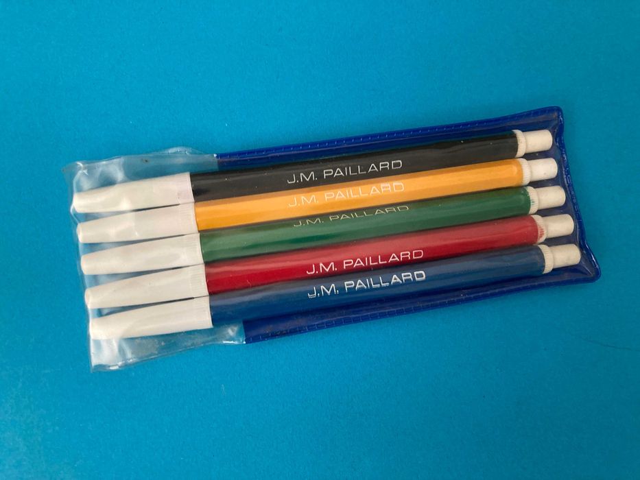 Embalagem de Marcadores JM Paillard Paris Anos 70/80