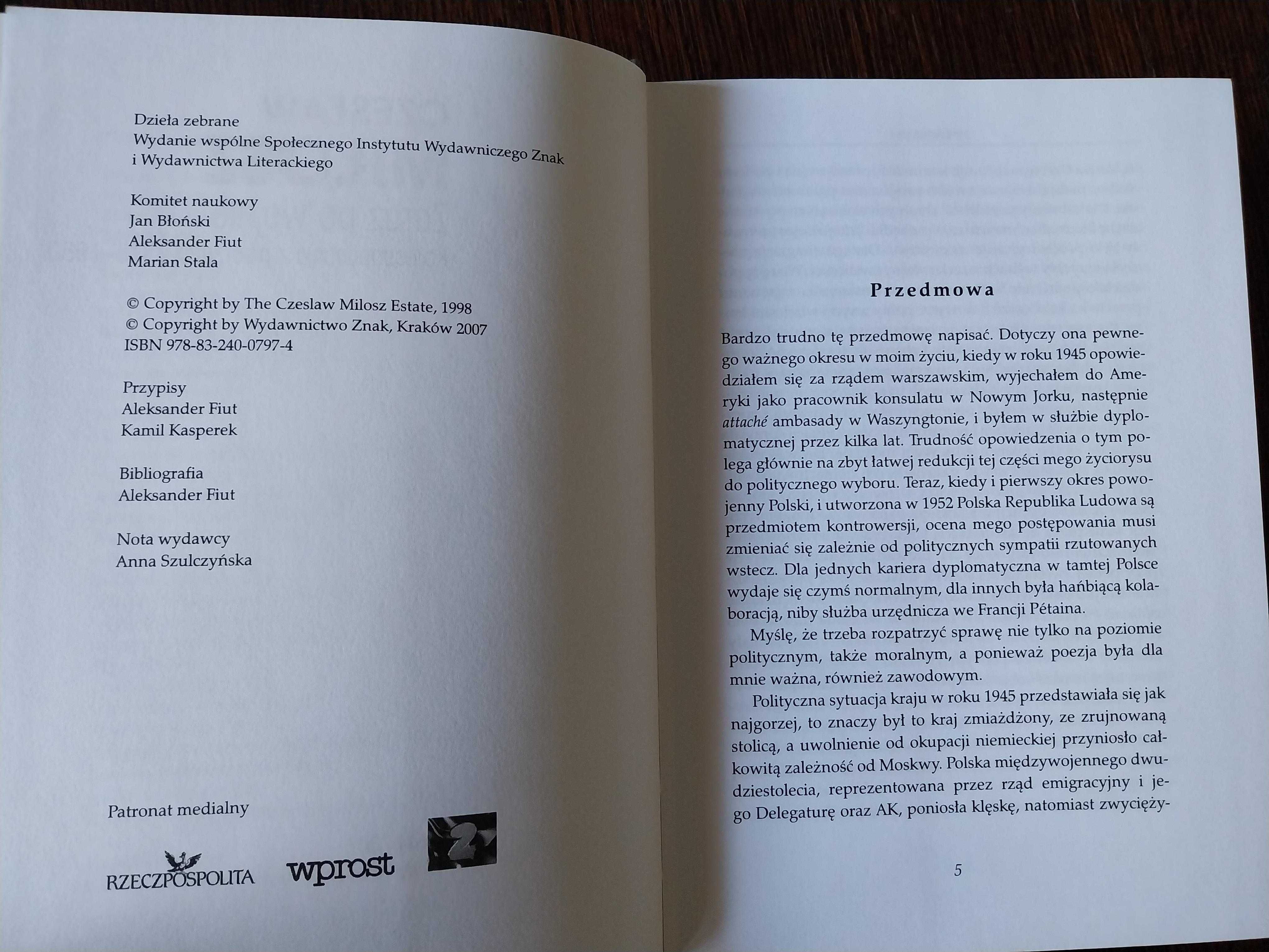 Czesław Miłosz Zaraz po wojnie Korespondencja z pisarzami 1945 - 1950