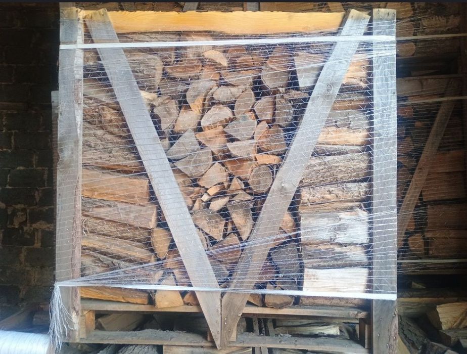 SUCHE Drewno kominkowe opałowe  olcha  dąb brzoza pakowane na paletach