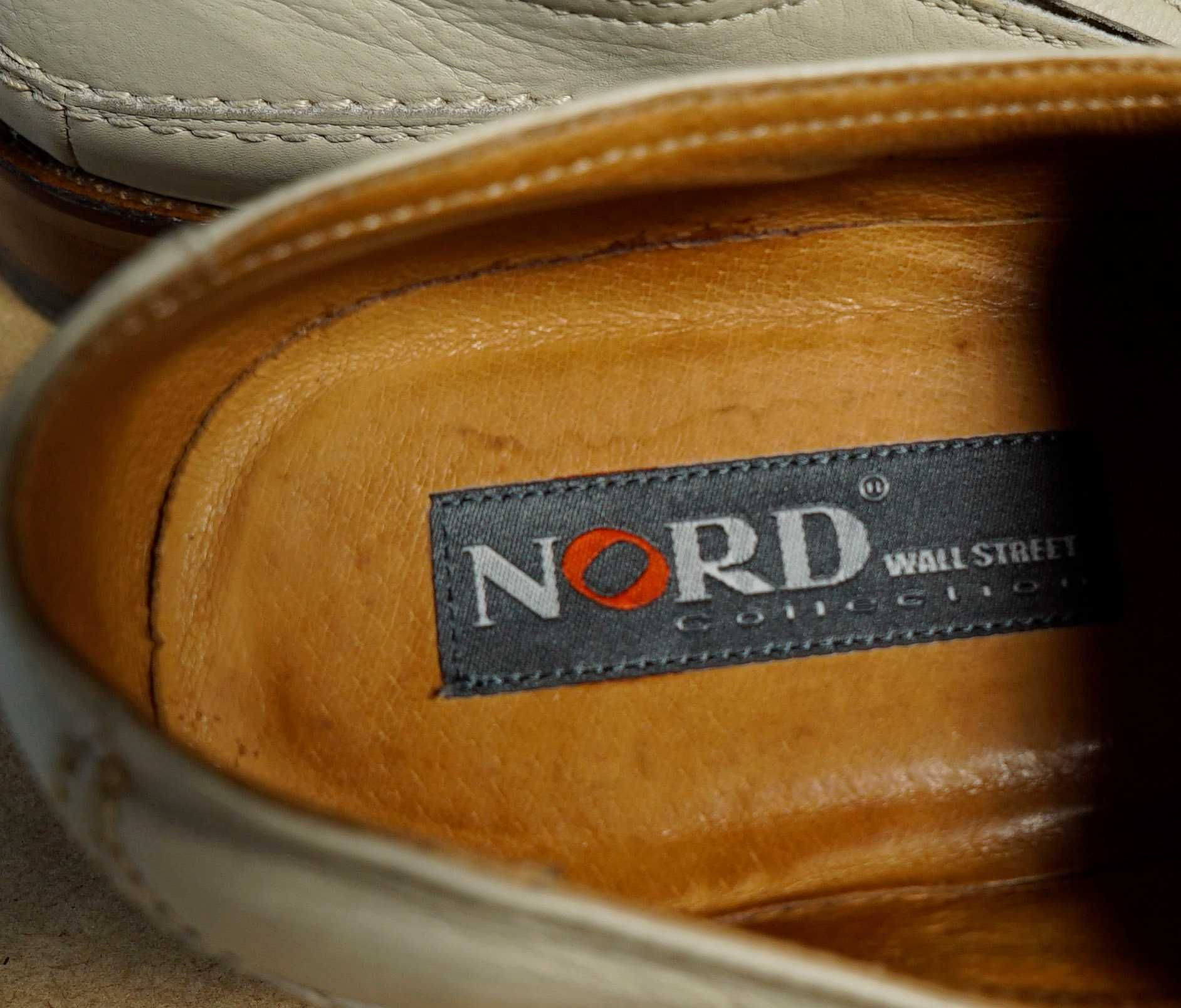 Mokasyny marki Nord r. 42 - skóra naturalna 100 %