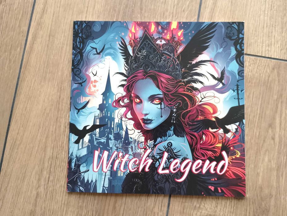 Witch Legend, Coloring Book, kolorowanki dla dzieci i dorosłych.
