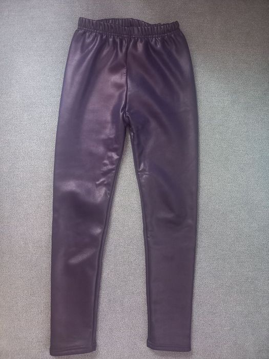 Теплі лосіни на дівчинку на фліс 134-140