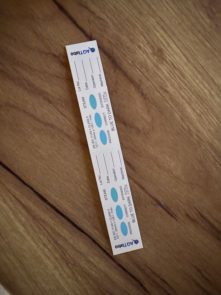 Paski chemiczne do sterylazacji klasy 5 AQTlabo