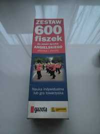 Zestaw 600 fiszek język angielski