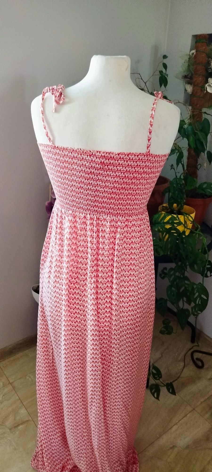 Długa sukienka maxi rayon s m