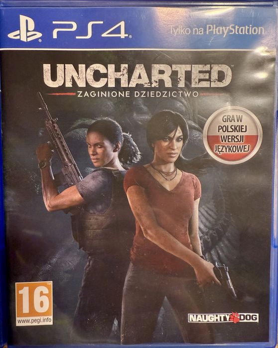 Gry (2x) playstation 4 - last of us (remaster), uncharted zaginine