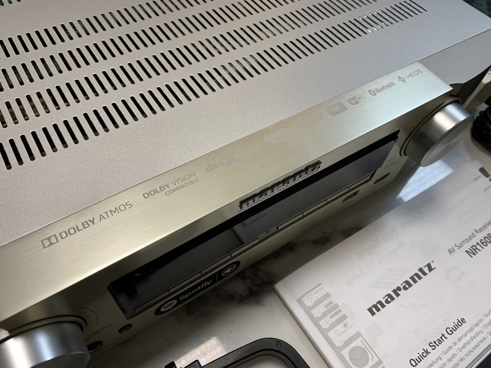 Amplituner Marantz NR1608 ATMOS 7.2 HDMI USB WIFI 4K 7x90W Bluetooth