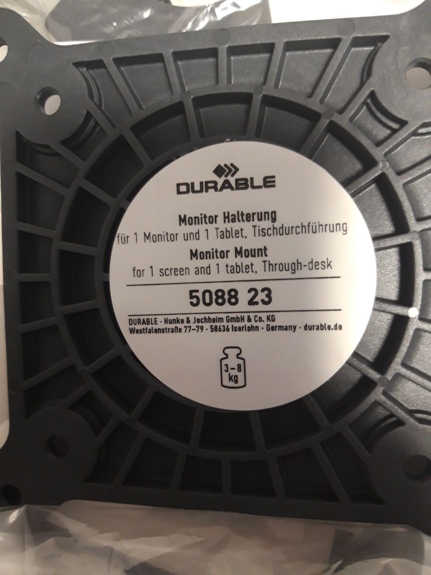 Uchwyt stojak do montażu monitora i tabletu Durable 5088 okazja