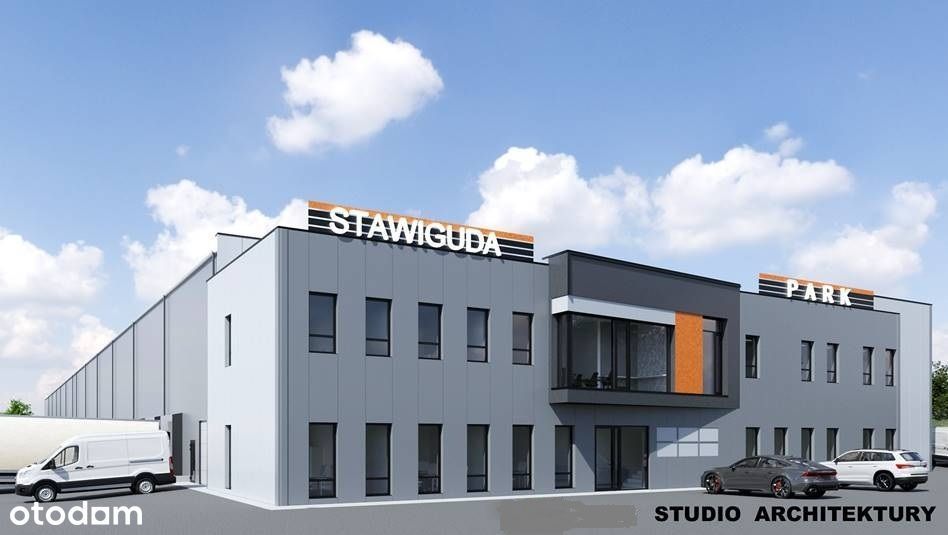 Hala magazynowa z biurami węzeł Stawiguda