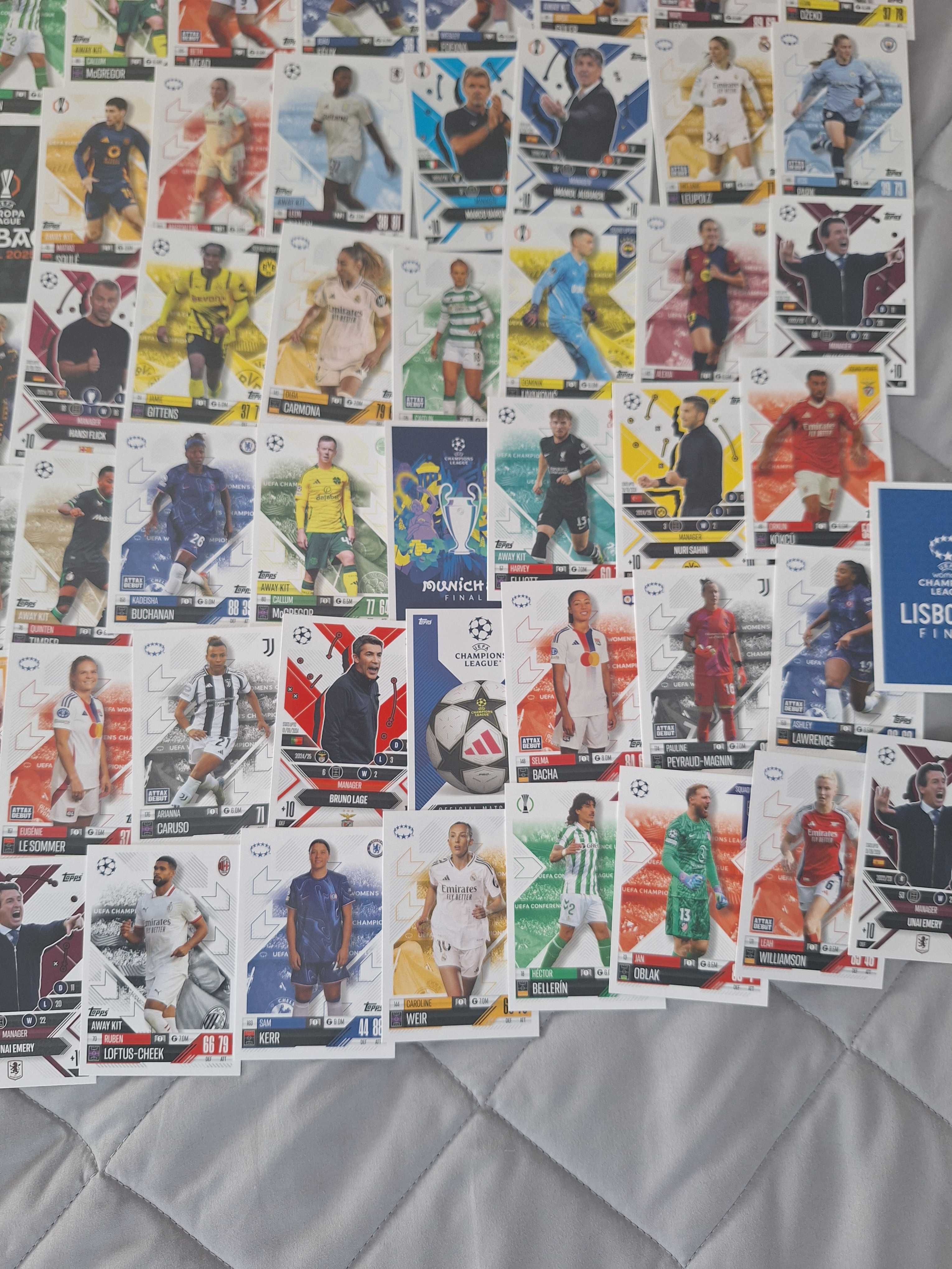 Karty Topps Match Attax extra 2024/2025 różne,crowd, x faktor, limited