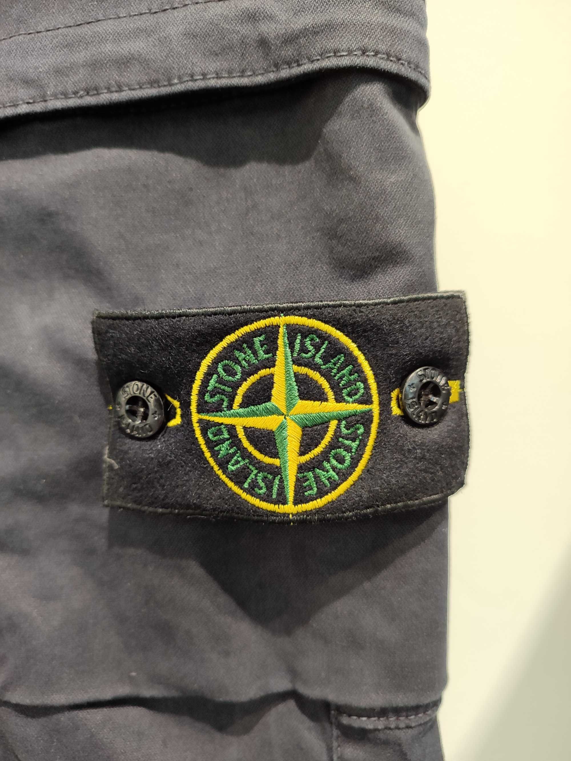 Штани STONE ISLAND 313L1 Cargo Trousers Blue SI0182-BL