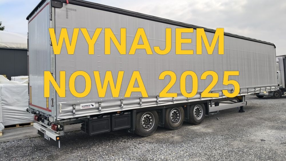 Naczepa Schmitz cargobull varios mega wynajem nowa 2025r od ręki