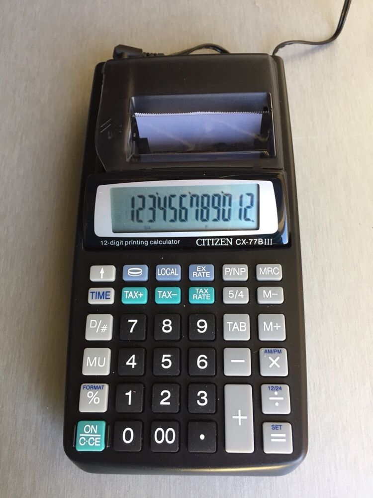 Calculadora Secretária Citizen CX77BIII