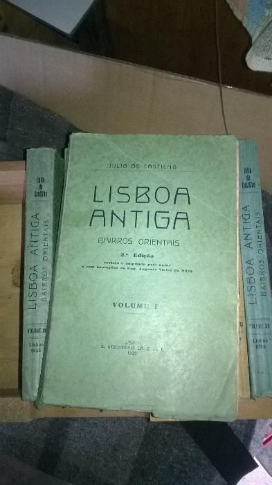 Coleção de Livros Antigos - Lisboa Antiga - Bairros Orientais