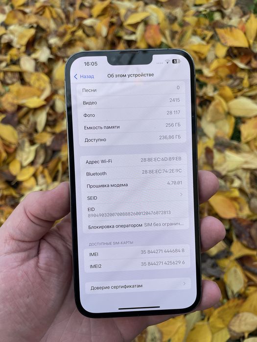 iPhone 13 PRO MAX / 256 Gb / Graphite