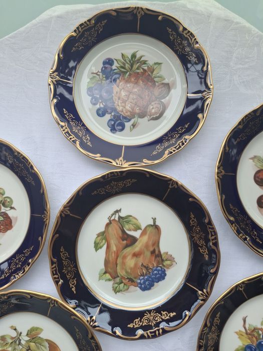 Тарілки Weimar кобальт