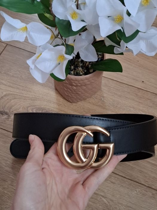 Pasek Gucci czarny