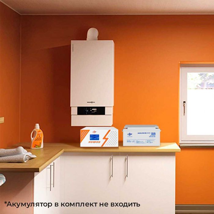 ДБЖ/UPS інвертор з чистою синусоїдою LogicPower 12V LPM-PSW-1500VA