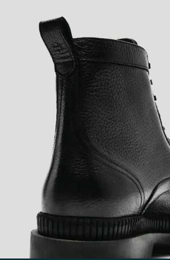 Черевики  шкіряні чол   Massimo Dutti 42р Утеплені  хутро.