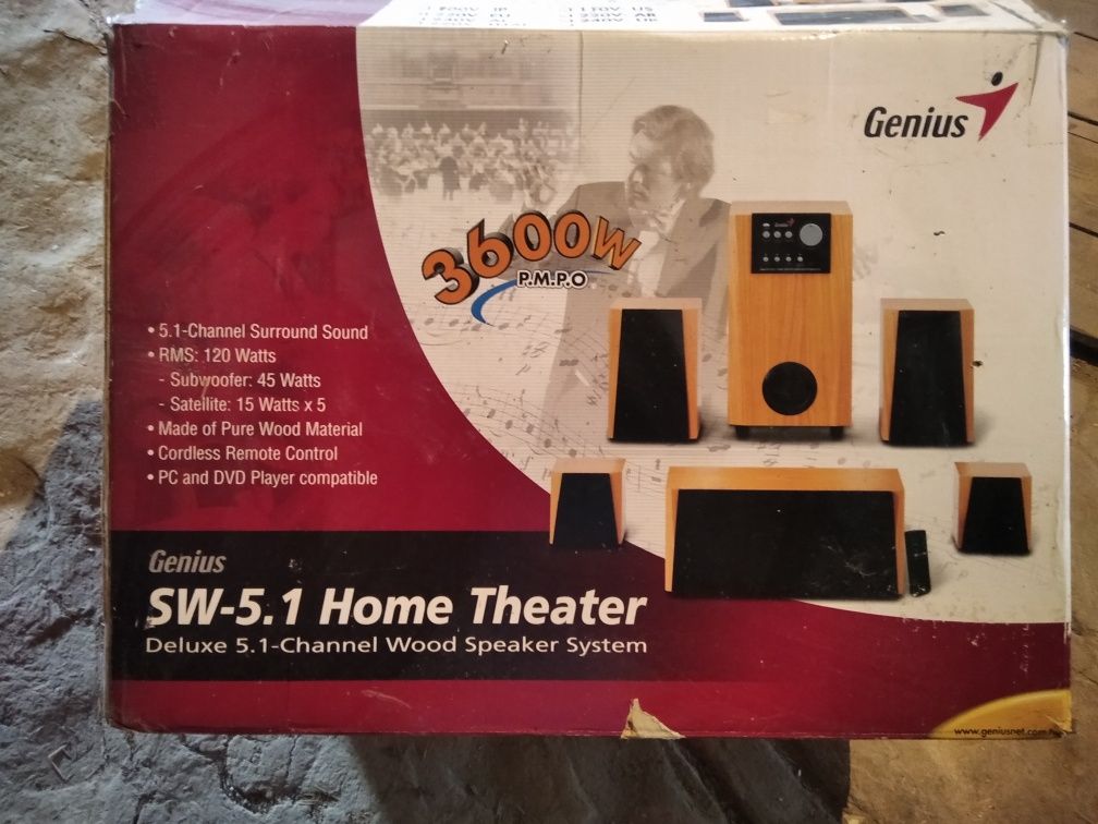 Genius SW-5. 1 HOME SINEMA