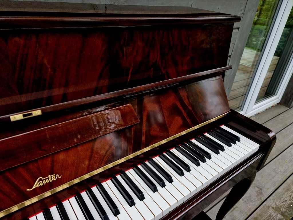 Pianino SAUTER 108cm RENNER 1960r ciemny BRĄZOWY POŁYSK