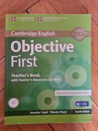 Objective First Teacher's Book podrecznik dla nauczyciela z płytą