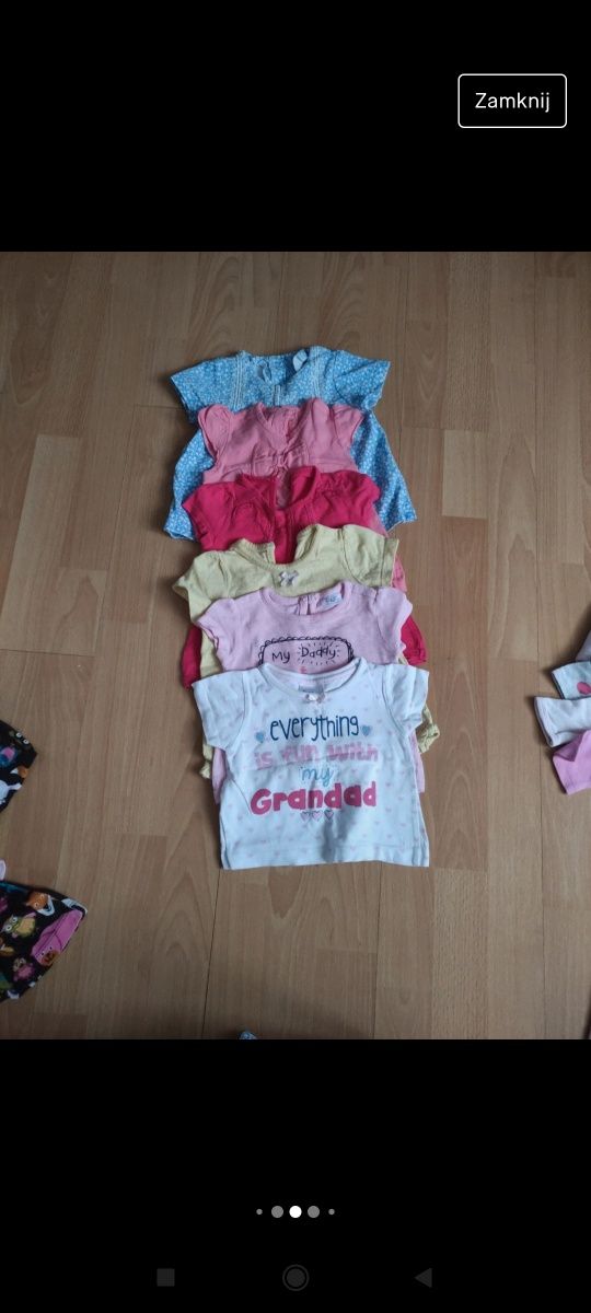 #zestaw ubrań dla dziewczynki 3-6m