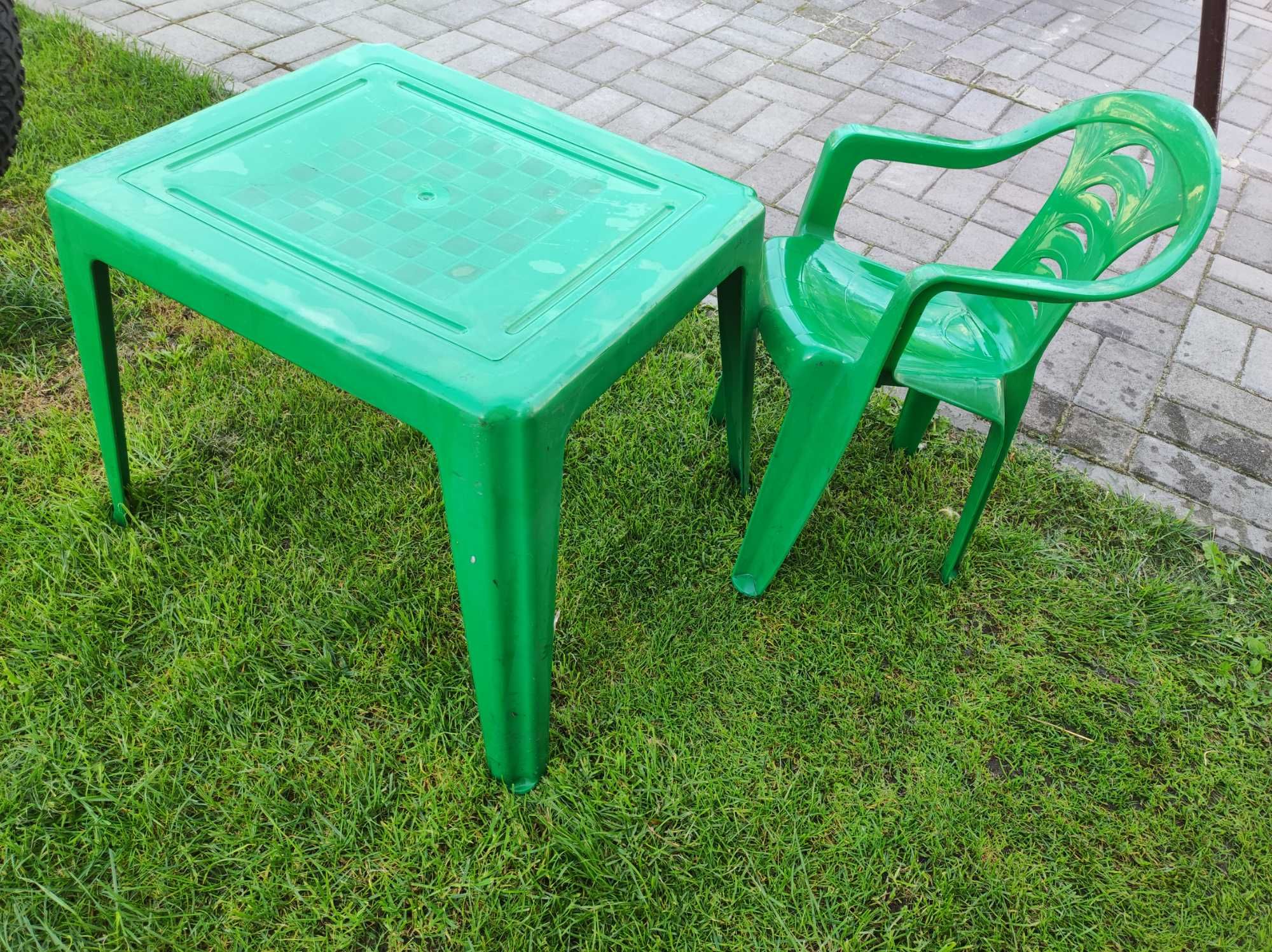 Stolik i krzesełko dla dziecka ogrodowe